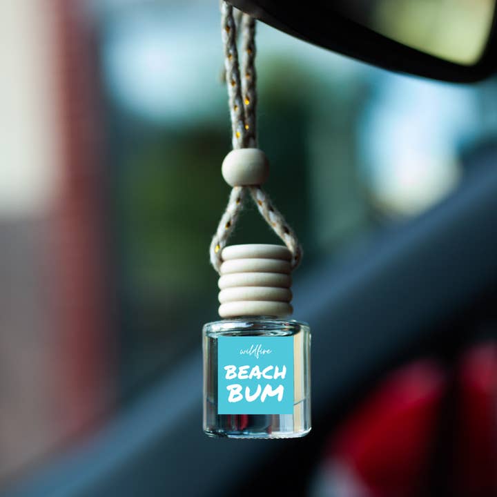 Hanging Car Air Freshener - Beach Bum - Summer for wholesale by Wildfire LLC
