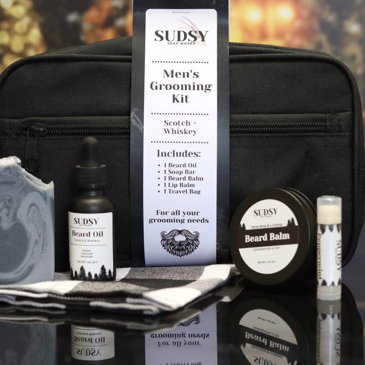 Men’s Beard + Body Gift Set | Gift Set for Men for wholesale by Sudsy Soap Works LLC
