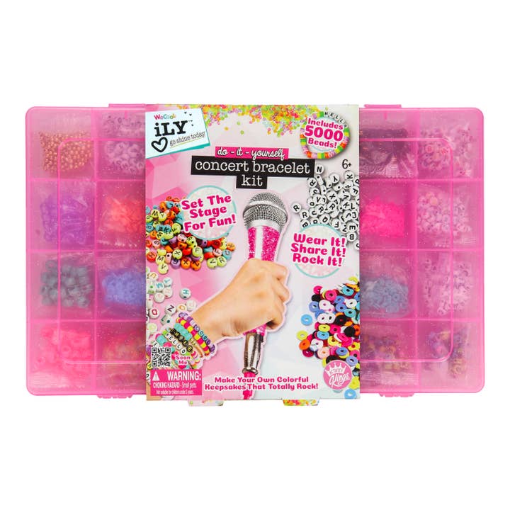 Large Concert Bracelet Kit in a Pink Case for wholesale by WeCool Toys