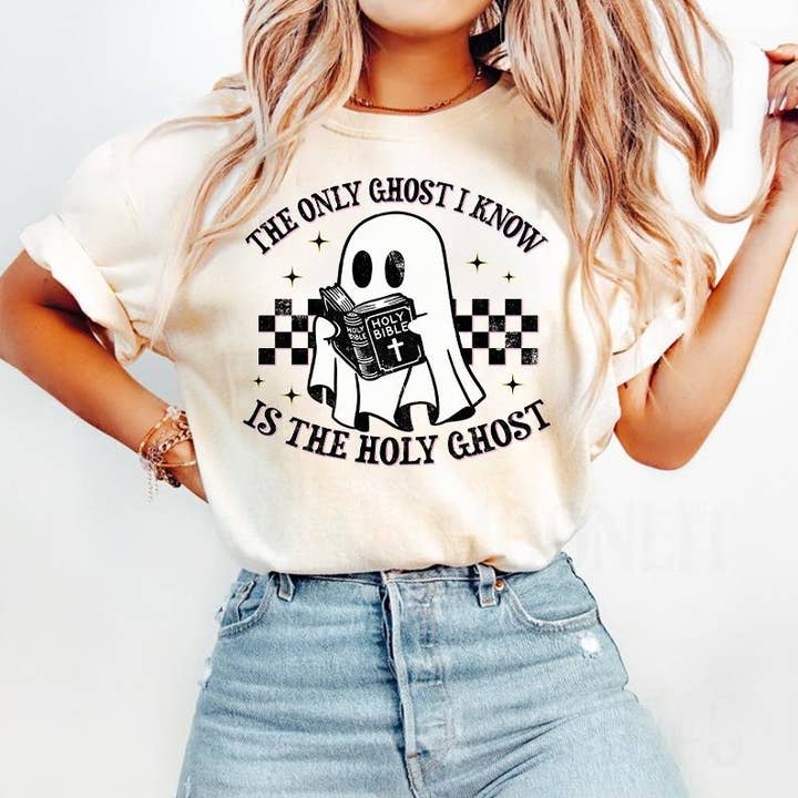 The Only Ghost I Know Is The Holy Ghost T-shirt, Halloween for wholesale by NVC Ecommerce LLC