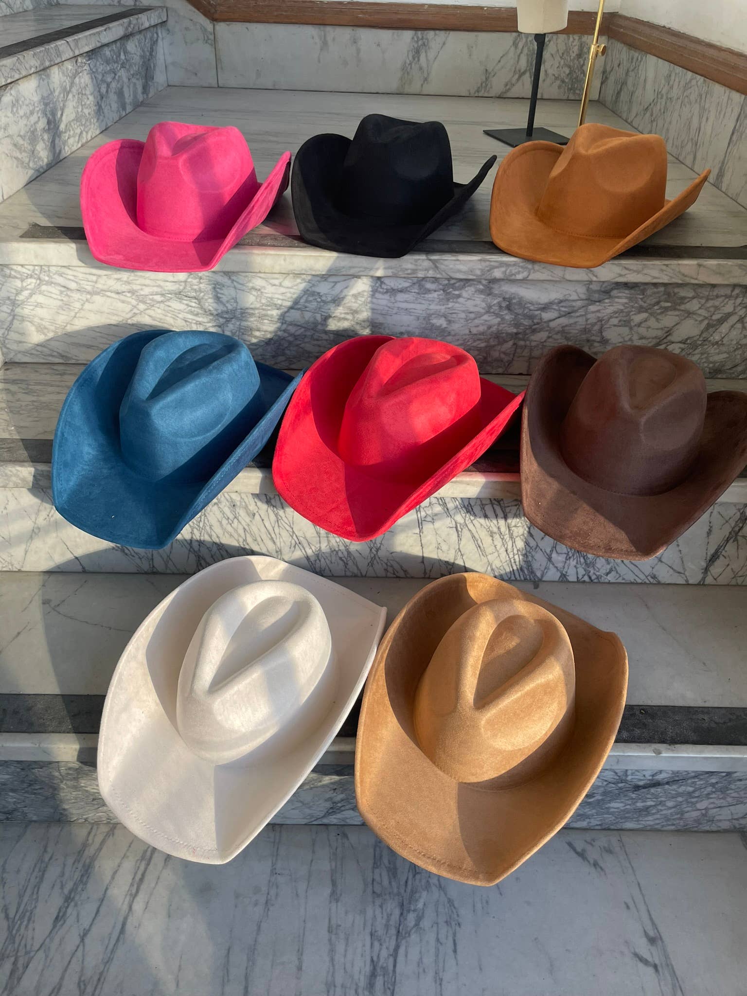 Love and Thyme – wholesale Cowboy Hat – Women’s – Best Seller! VEGAN SUEDE  COWBOY HAT17
