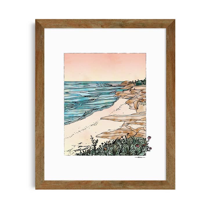 Pleasure Point | Art Print for wholesale by Studio Sea Design