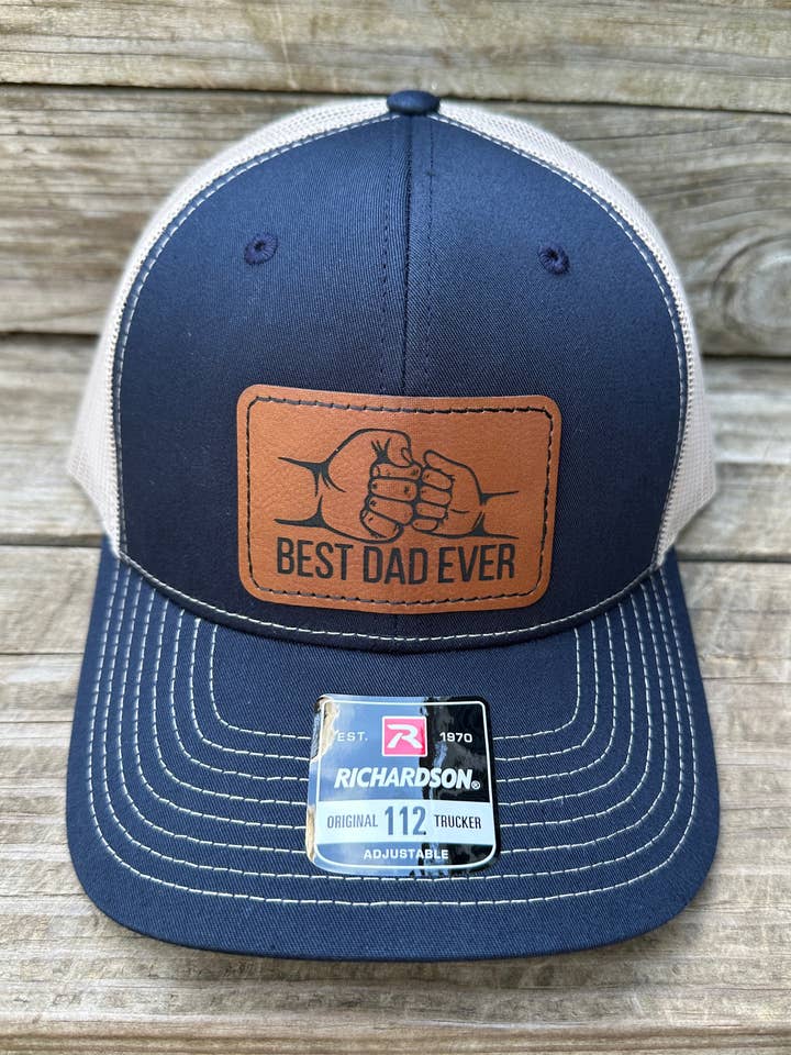 Casquette Trucker Richardson 112 Homme Meilleur Papa de Tous les Temps pour la vente par Designed To Flaunt