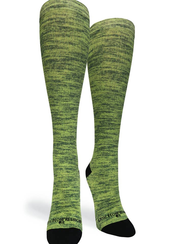 Meias de Compressão OTC 360 Yellow Heather (Standard e Extra Largas) por atacado de Crazy Compression