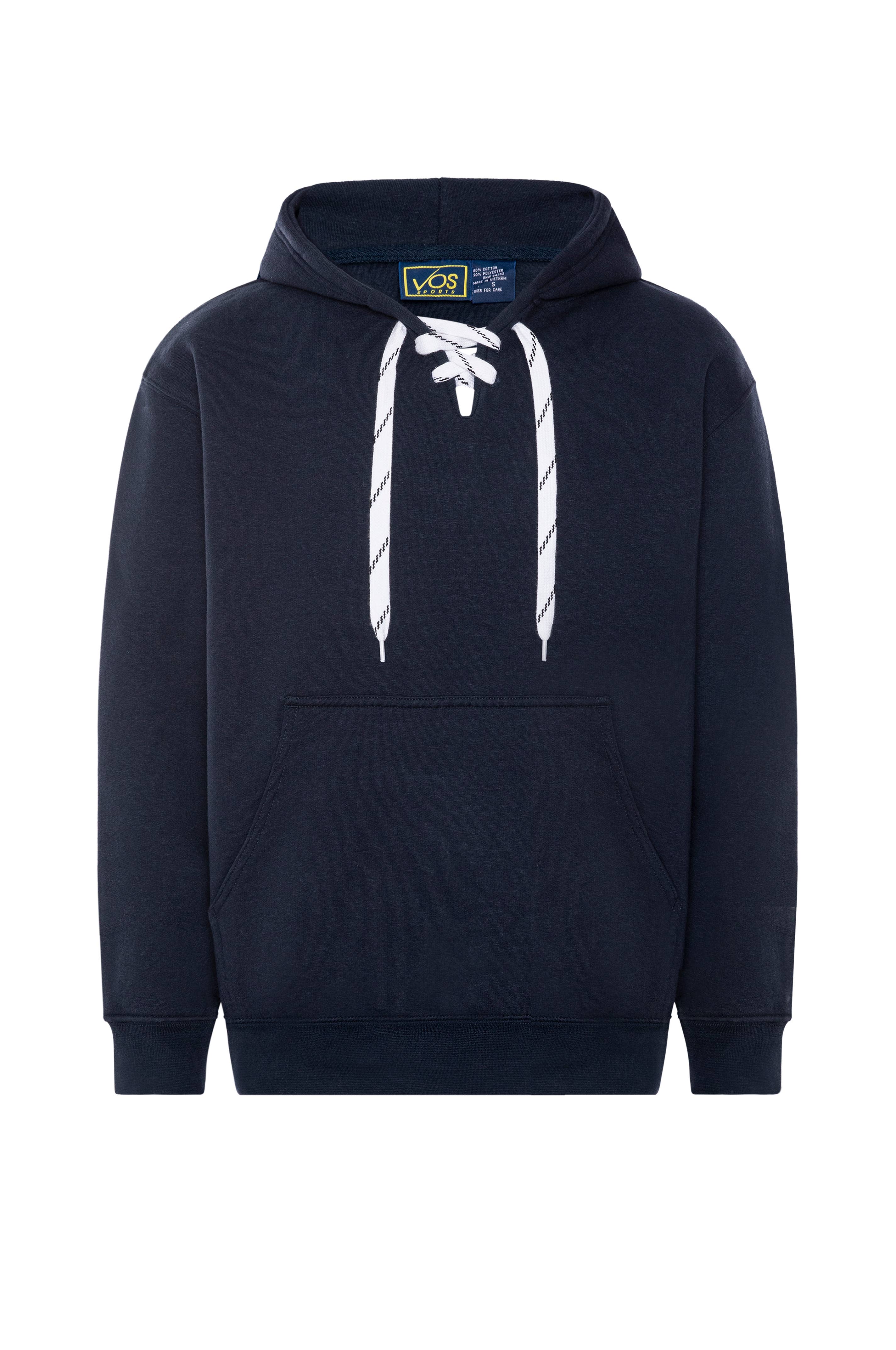 Vos Sports Inc. - Wholesale Hoodie - Unisex - 9801 12 oz. Unisex Hockey Style Hooded Pullover Sweatshirt with Laces11