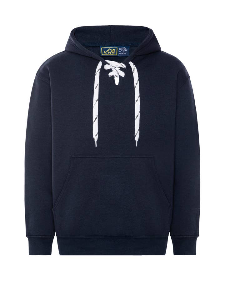 Vos Sports Inc. - Wholesale Hoodie - Unisex - 9801 12 oz. Unisex Hockey Style Hooded Pullover Sweatshirt with Laces11