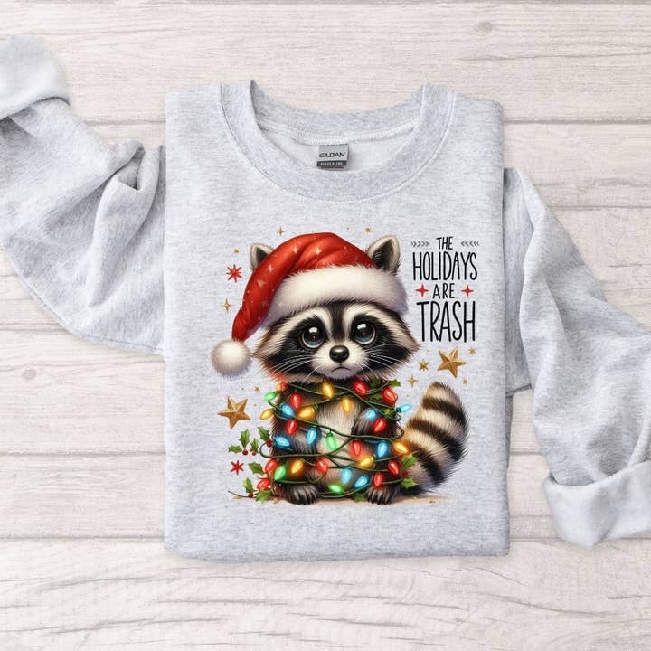 Die Feiertage sind Müll Weihnachtspullover für den Großhandel von Londas Tees and Tumblers