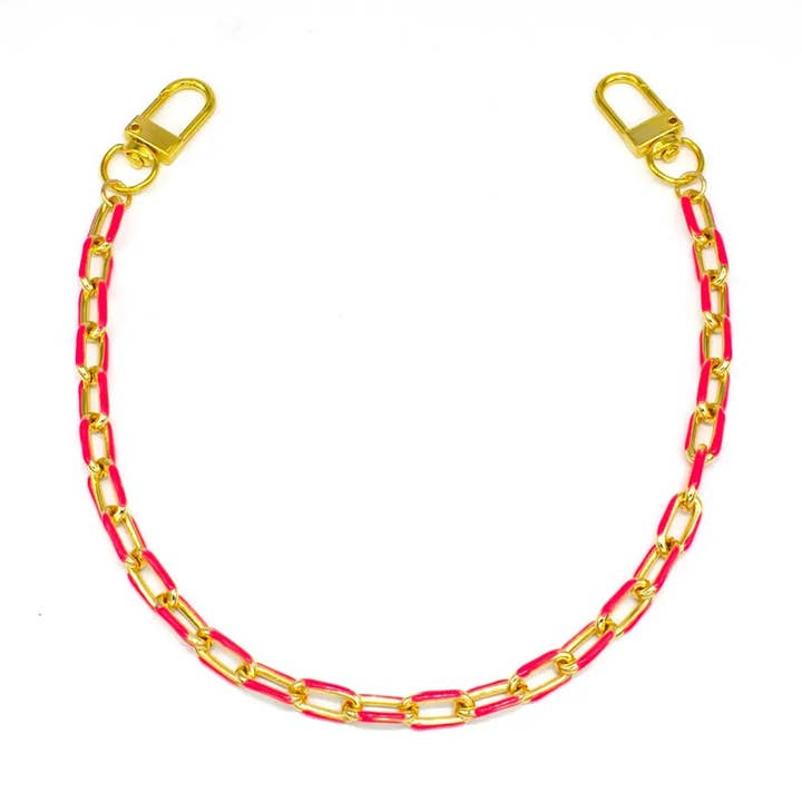 Cadena/Correa de Bolso y Teléfono Figaro Dorada Gruesa PH-SJ0061 para venta al por mayor de Simply Jewels