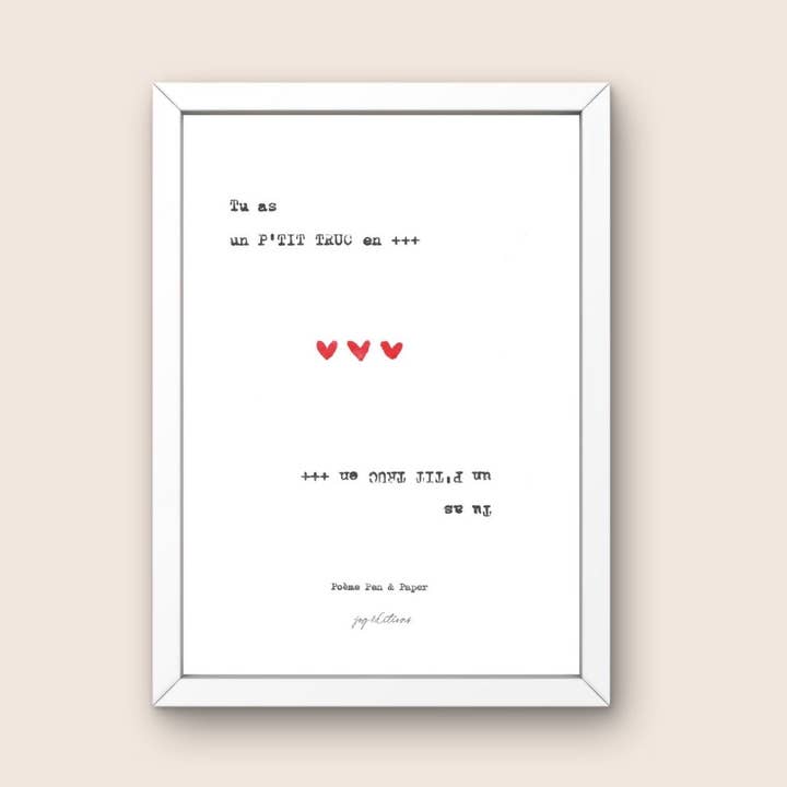 Affisch - Dikt, Penna och Papper - Liten extra grej för wholesale av JOG | Maison d’éditions