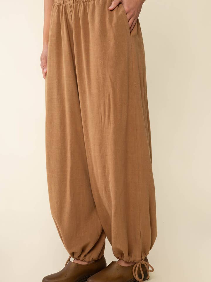 NLT - Vendita all'ingrosso Pantalone - Donna - Pantaloni in lino con orlo con coulisse - Plus Size11