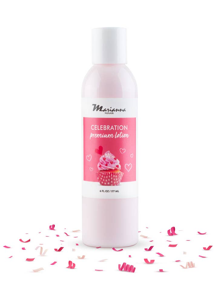 Celebration Premium Lotion for wholesale by Marianna Naturals Corp.