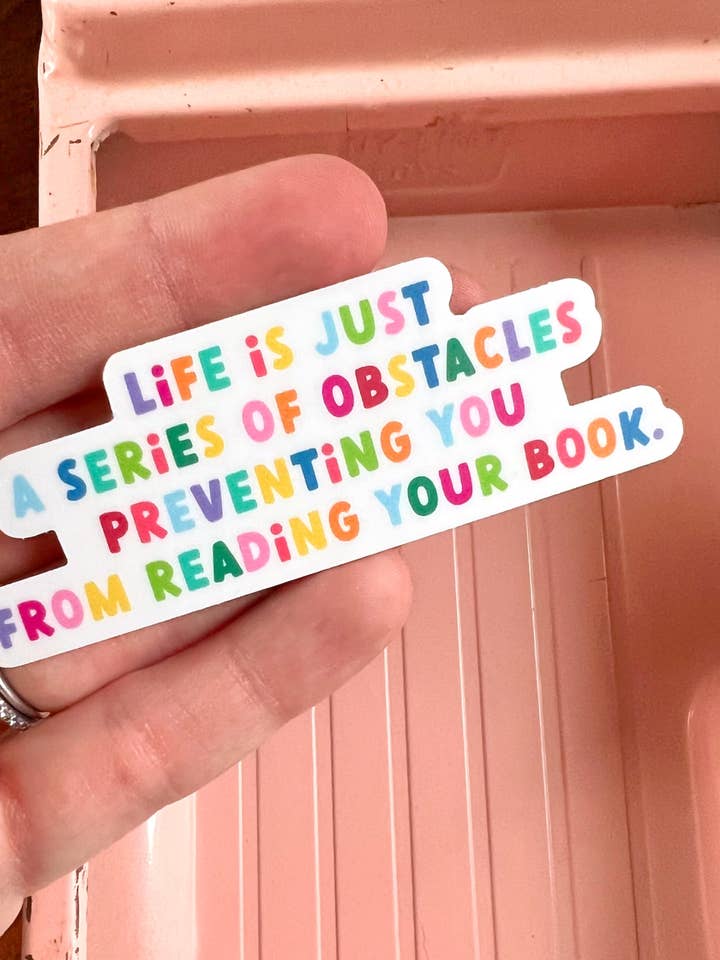 Life is Just a Série de Obstáculos Vinil Autocolante por atacado de The Honaker Homemaker