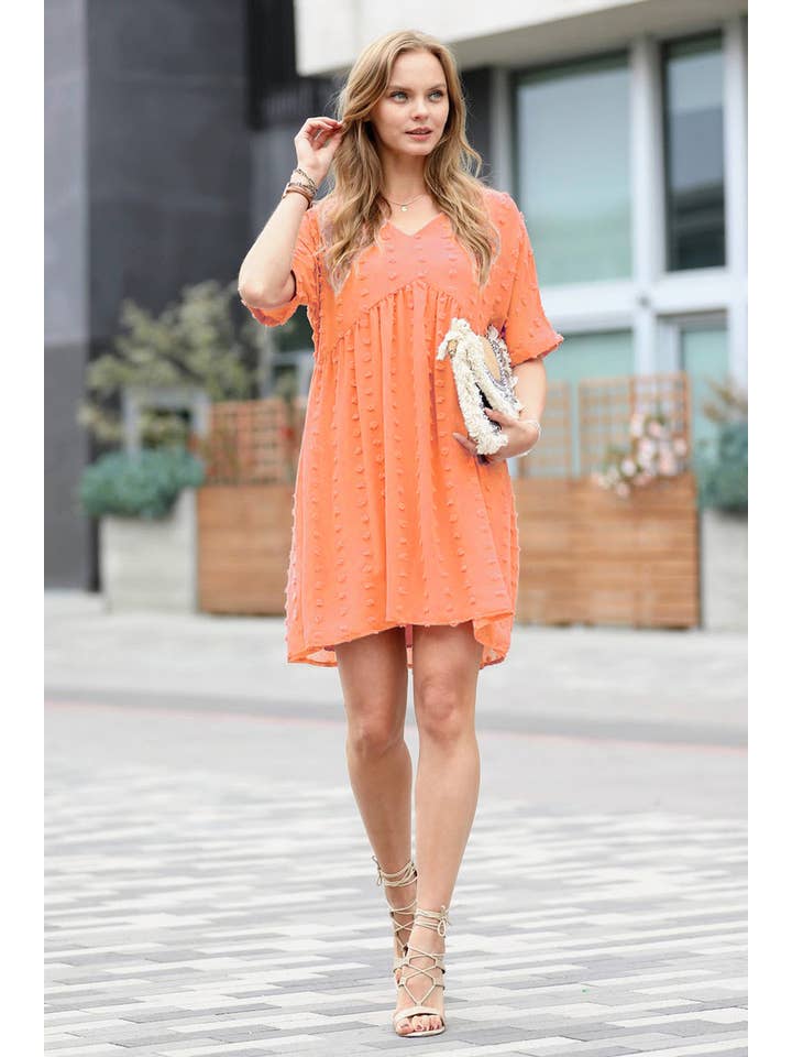 42POPS - Wholesale Dress – Women's - `.Swiss Dot Babydoll Dress Collection28