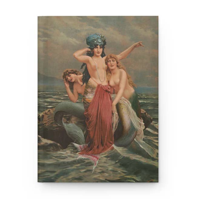 Asunder Bazaar - Wholesale Journal/Diary - Sirens Collage Matte Hardcover Journal0
