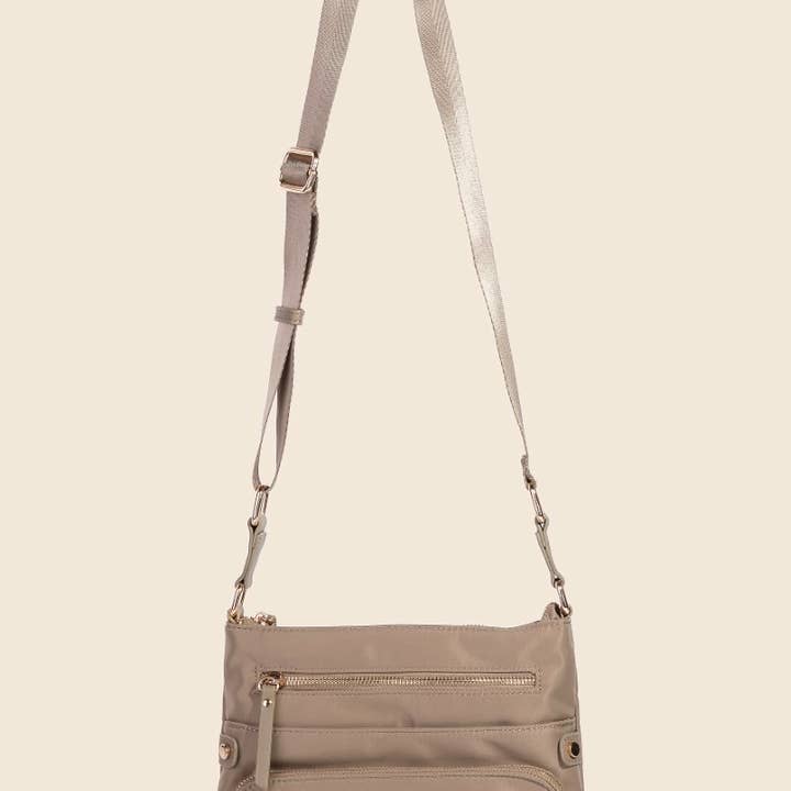 Nylon Multi Pocket Side Shoulder Bag for wholesale by Anarchy Street