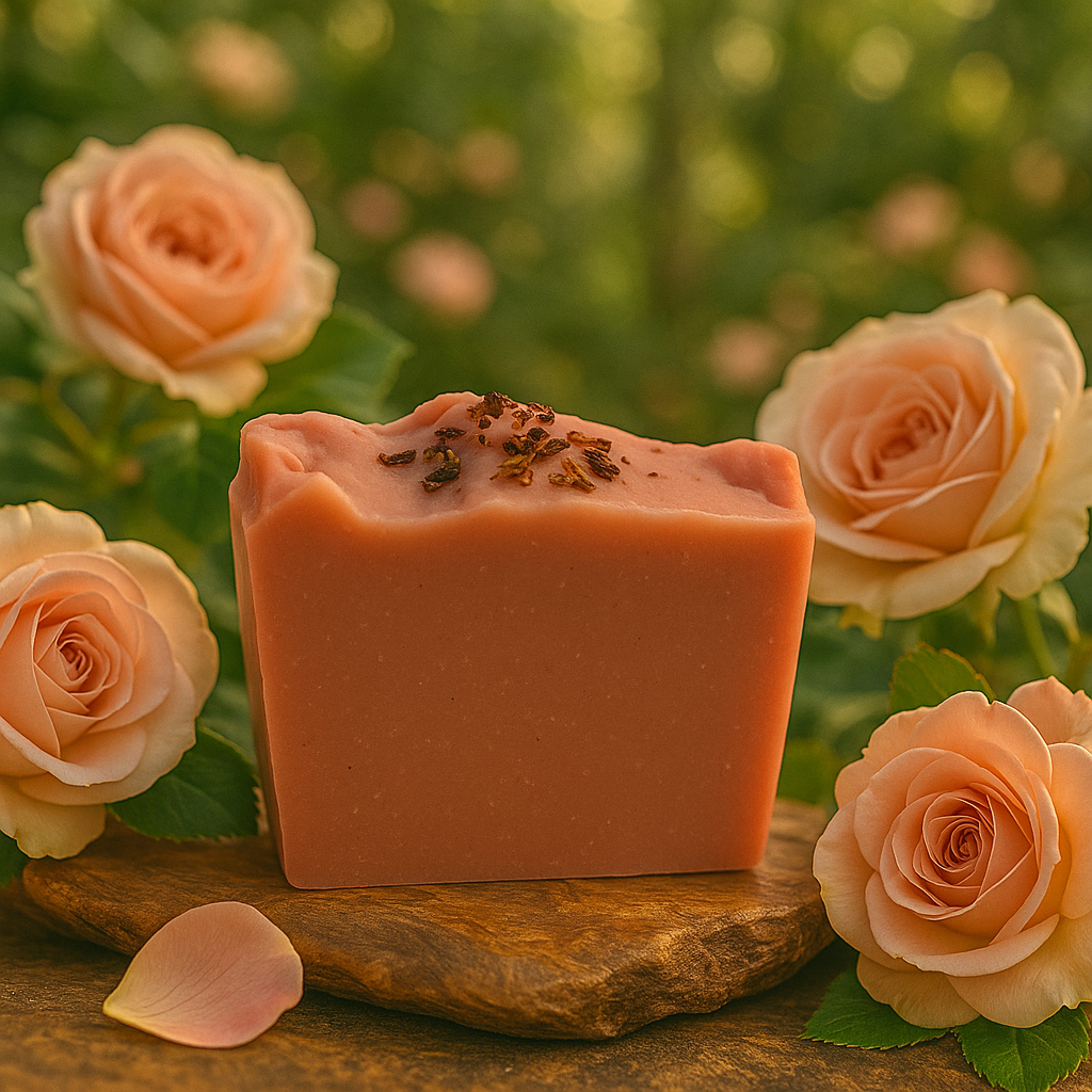 DeShawn Marie Soap Boutique - Vendita all'ingrosso Saponette - Sapone al geranio rosa (senza confezione - etichetta privata)3