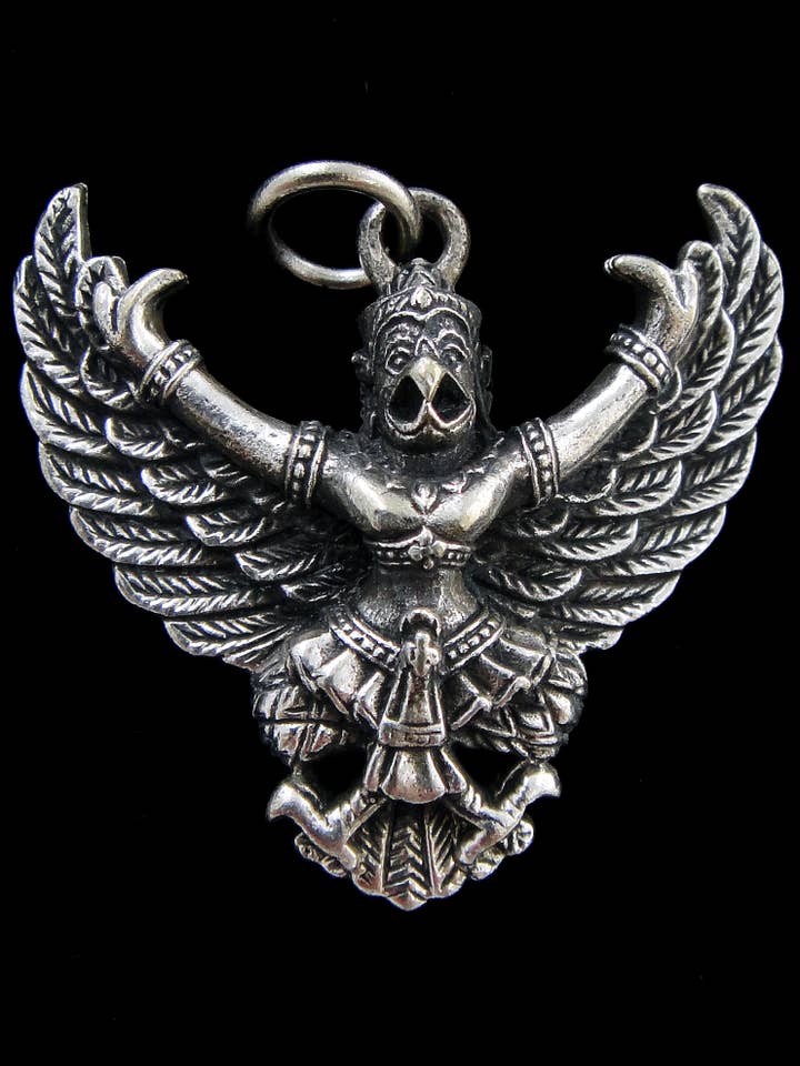 Brass Deity Pendant- Garuda for wholesale by Tika