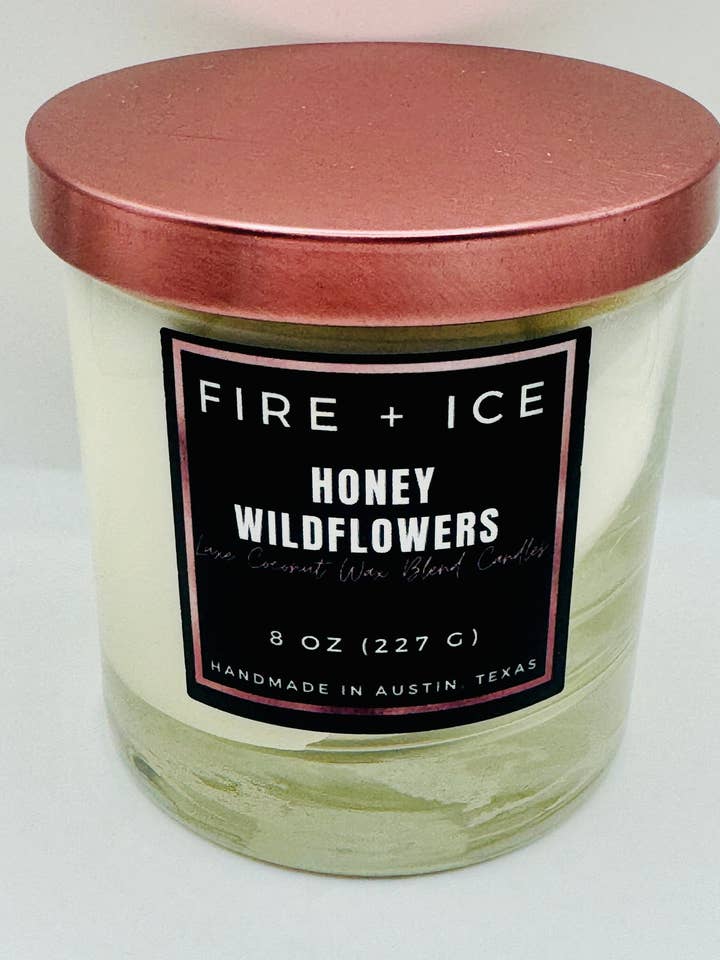 Honey Wildflowers for wholesale by Fire + Ice Candle Co.