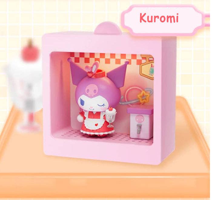 K-Wonderland - Wholesale Decorative Figurine - Sanrio Characters Light-Up Diorama Blind Box RestaurantTheme6