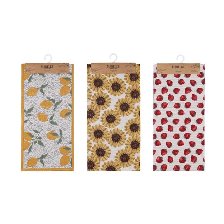 Chemin de table en tapisserie à thème fruité 54 pouces pour la vente par Mabelle Home