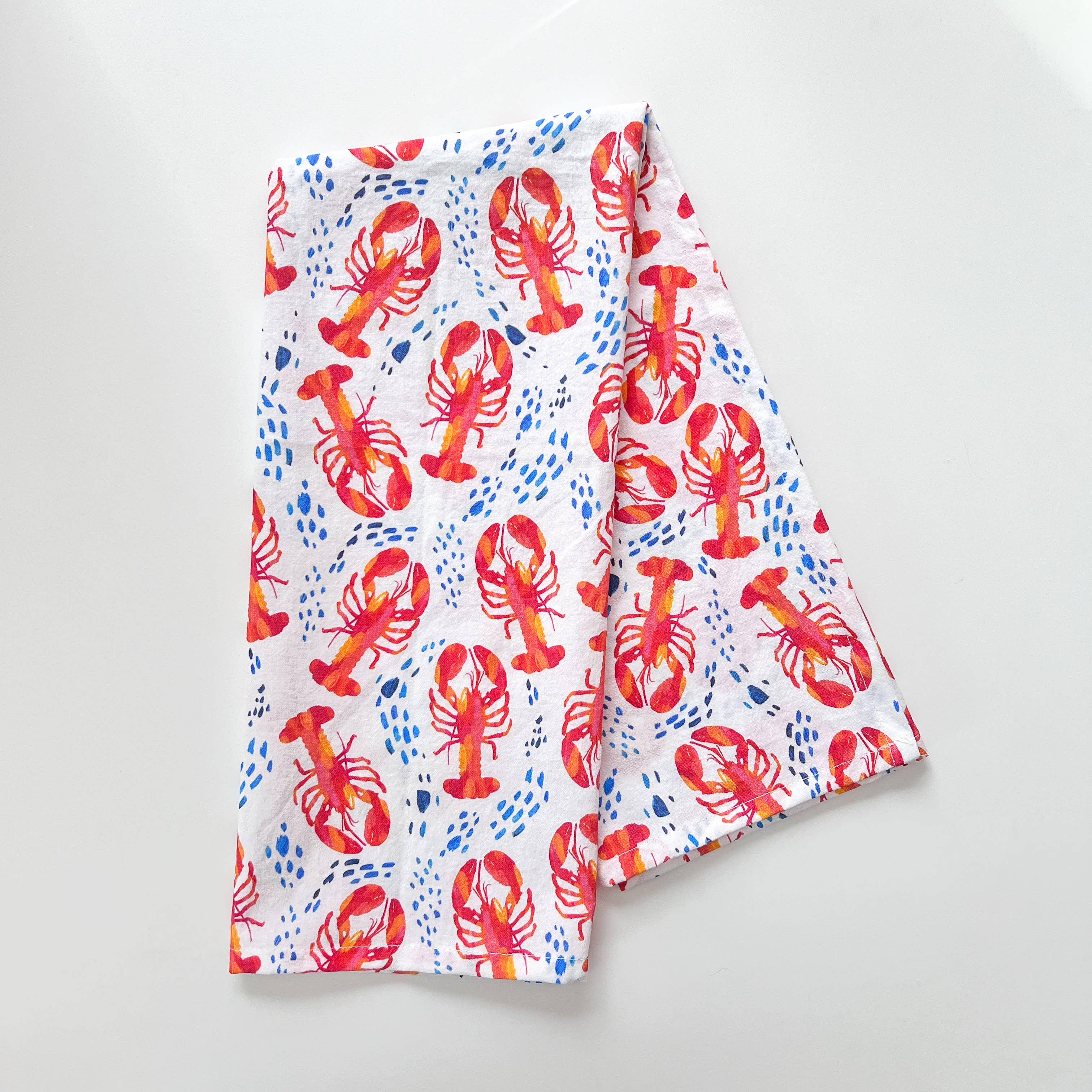 Gert & Co - Wholesale Tea Towel - Lobster Kitchen Towel | Coastal Tea Towel3