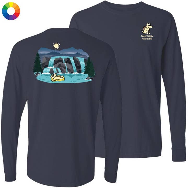 Great Smoky Mountains - Long-Sleeve T-Shirt Classic for wholesale by Teddy the Dog