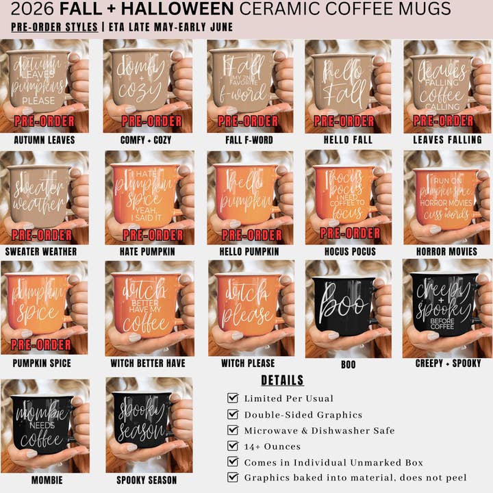 Gia Roma - Wholesale Coffee/Tea Cup - Modern Fall Drinkware & Neutral Coffee Mugs | Autumn Gifts2