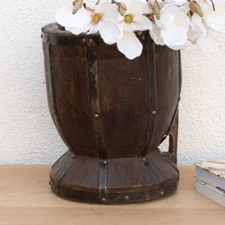 Överdimensionerat Vintage Metallrem Ukali Kärl för wholesale av De-cor