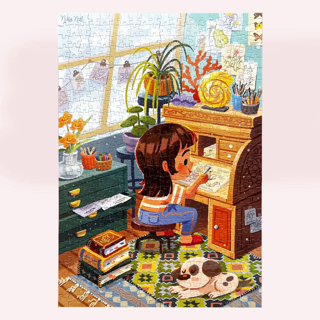 Sto Puzzle – wholesale Puzzle – Adult – At the Studio - 500 Piece Puzzle - Nina Nill1