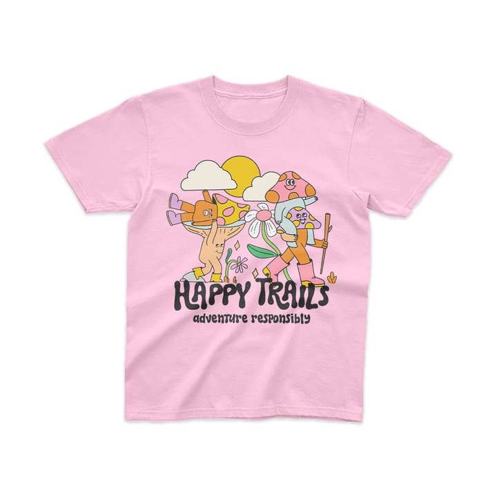 Of These Mountains - Wholesale Screen Printed T-Shirt - Kids - Happy Trails Toddler Tee0