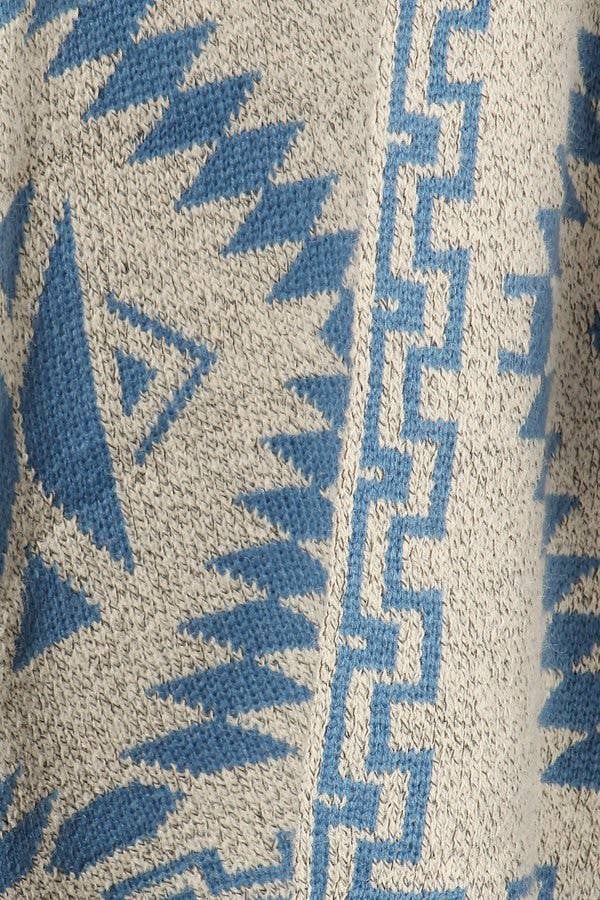 Oceanus Apparel - Vente Cardigan – femme - OUG10622-SP Cardigan en tricot poncho tribal à franges2