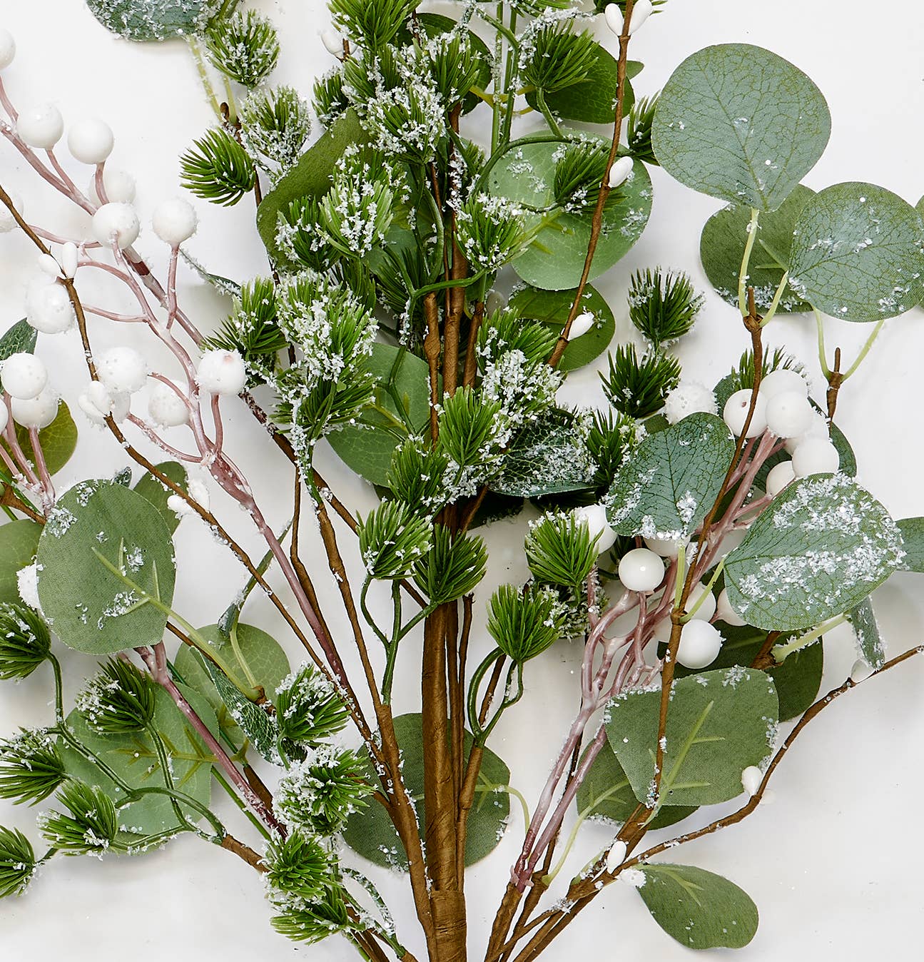 WORTH IMPORTS - Wholesale Artificial Flowers - 22" Leaf Bush with White Berries1