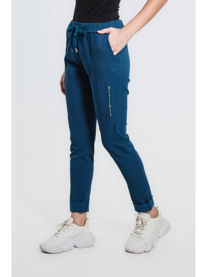 TINA Stephens Italy/Tees By Tina - Wholesale Pants - Women's - Danica Side Zipper Pant (PL155)29