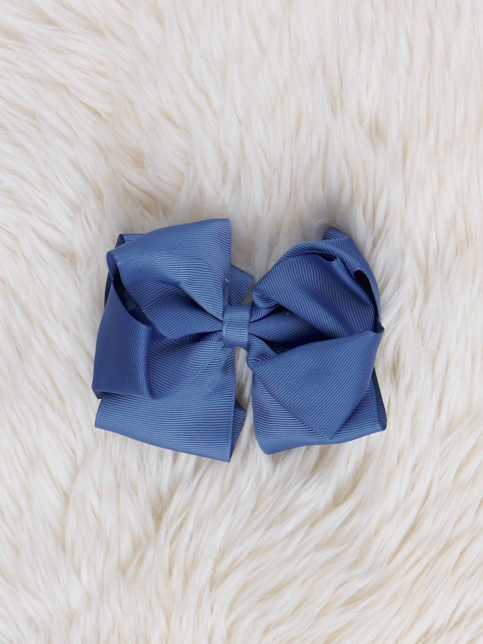 Marie Nicole Clothing - Wholesale Hair Bow - Kids - Double Layer Bow 5 Inch - 70 Colors Available11