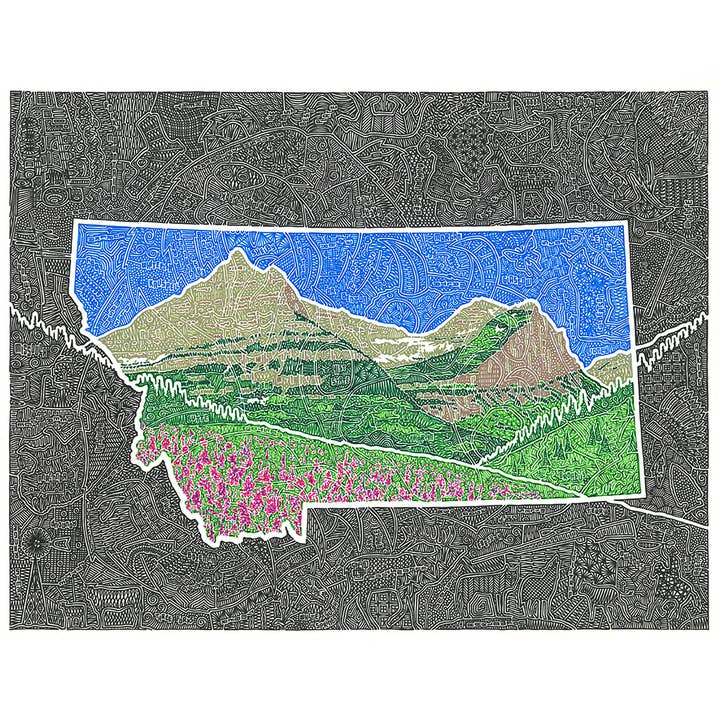 Art Print - Montana Moments for wholesale by Viz Art Ink