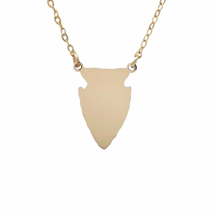 Liten pilspets halsband guld fylla Sterling Silver för wholesale av Jennifer Shon Jewelry