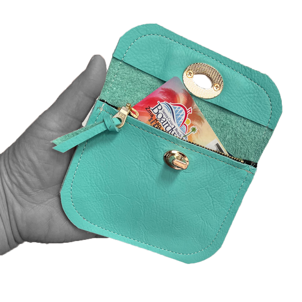 Zina Kao Exclusives - Wholesale Wallet - Women's - The Turnlock Metallic Leather Wallets: 3 sizes!34