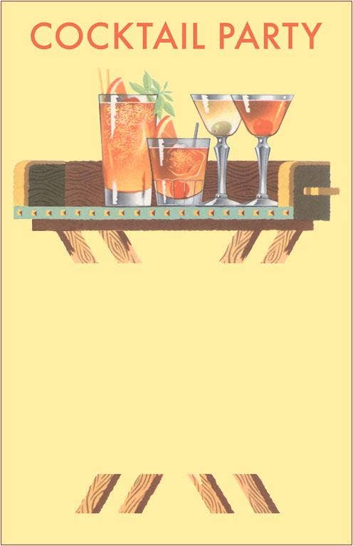 Found Image Press - Wholesale Art Print - Art Print IO-155 Cocktail Party Invitation0