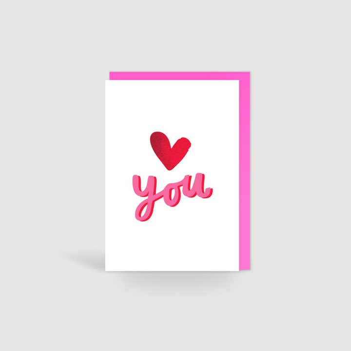 Elsker dig Valentines Card for engroshandel hos Jane Katherine Houghton Designs