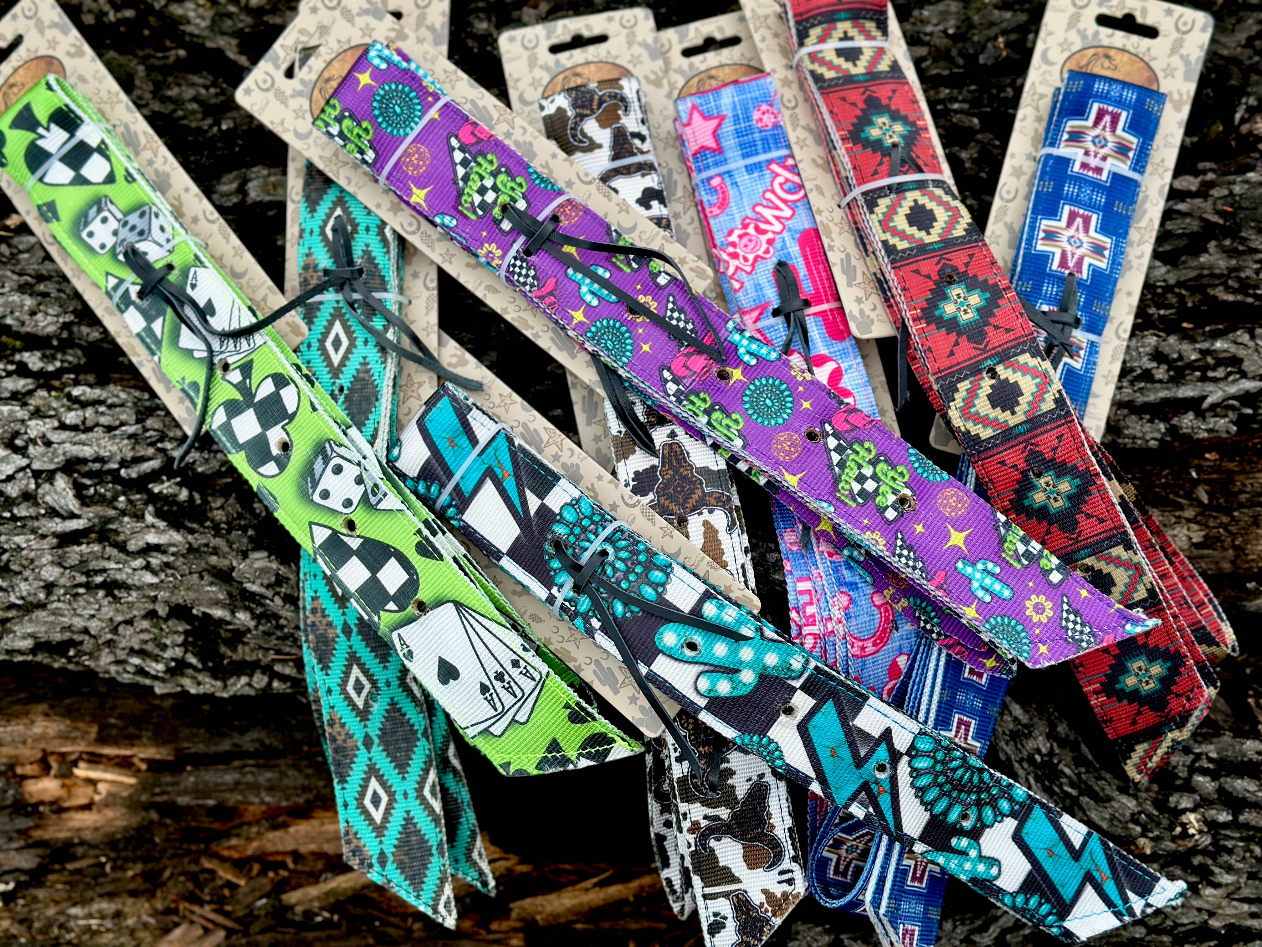 Schulz Equine - Wholesale Paardrijuitrusting - Set van nylon Latigo en Off Billet36