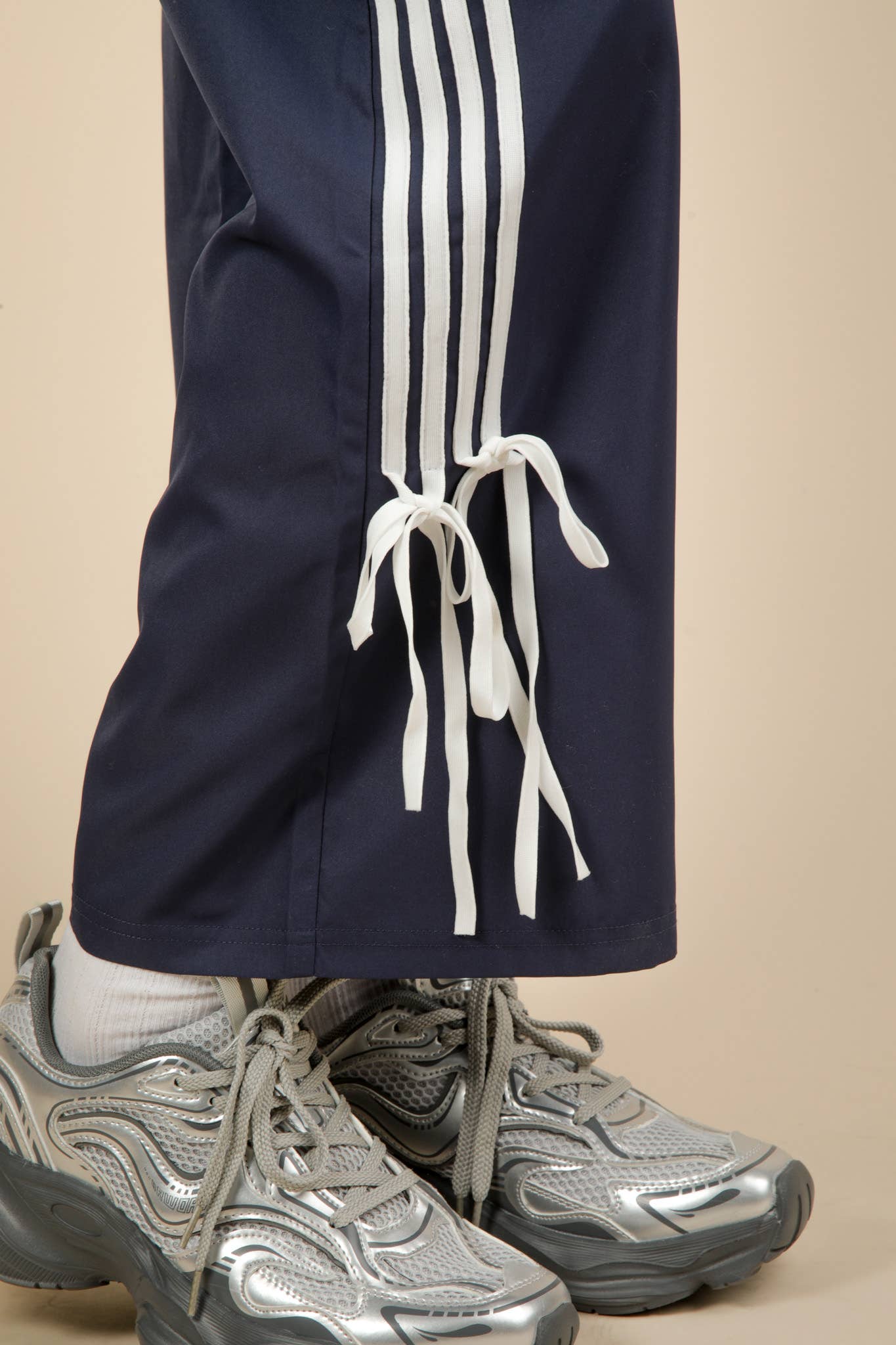 VERY J - Wholesale Pants - Women's - NP70839-Side Ribbon Detail Jersey Pants18