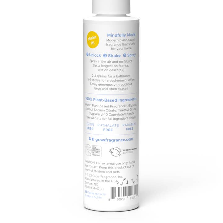 Grow Fragrance - Wholesale Room & Linen Spray - Wildflower Rain Air and Fabric Freshener6