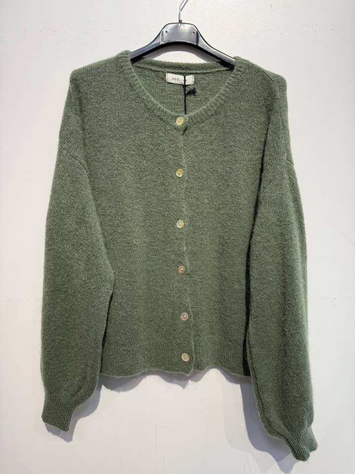 NOELINE - Wholesale Cardigan - Women's - Superfine alpaca and wool cardigan 755011