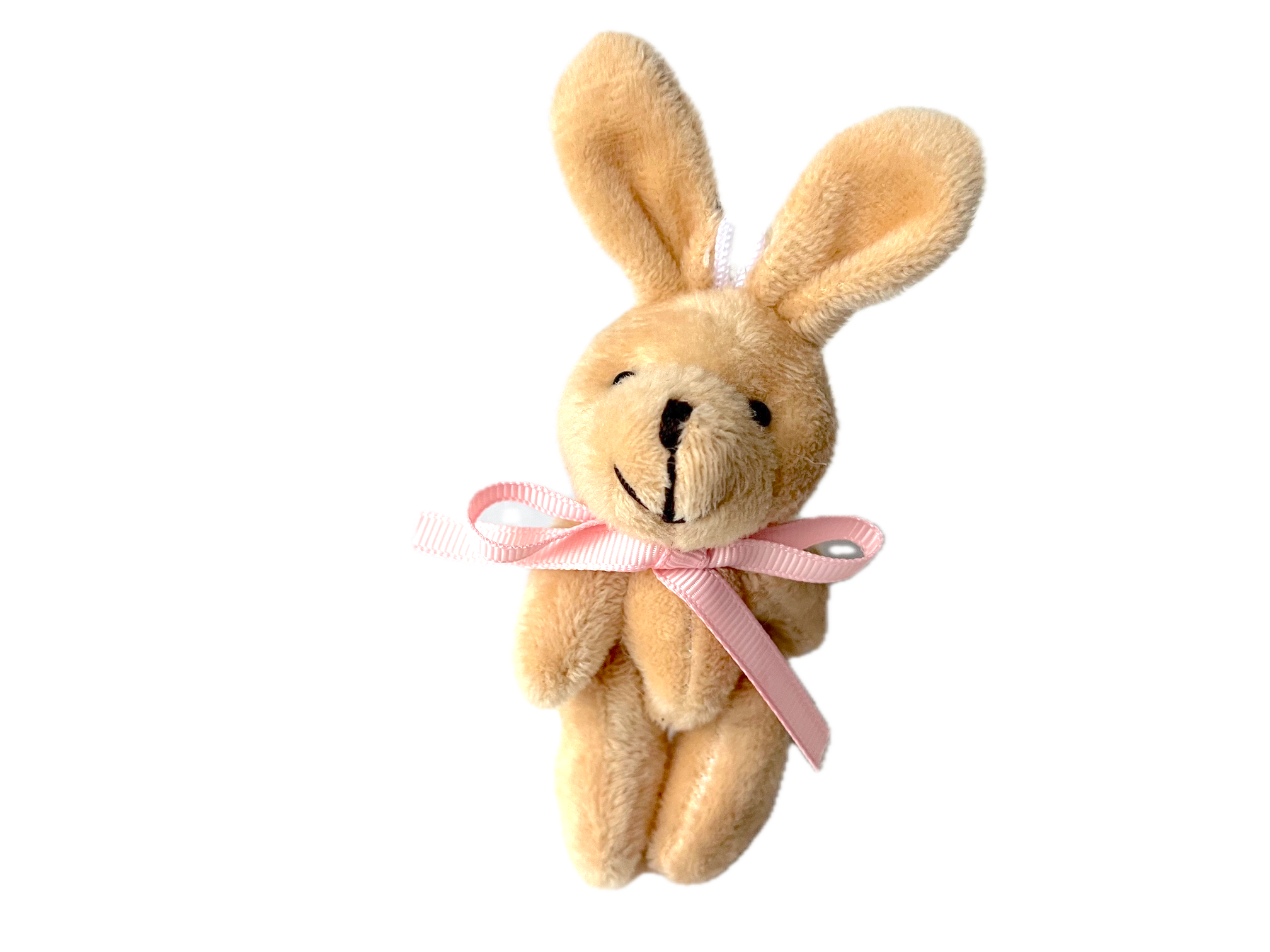 The Gifted Rat - Wholesale Stuffed/plush toy – Kids & baby - Small Plush Bunny Rabbit  (Pink bow) 4