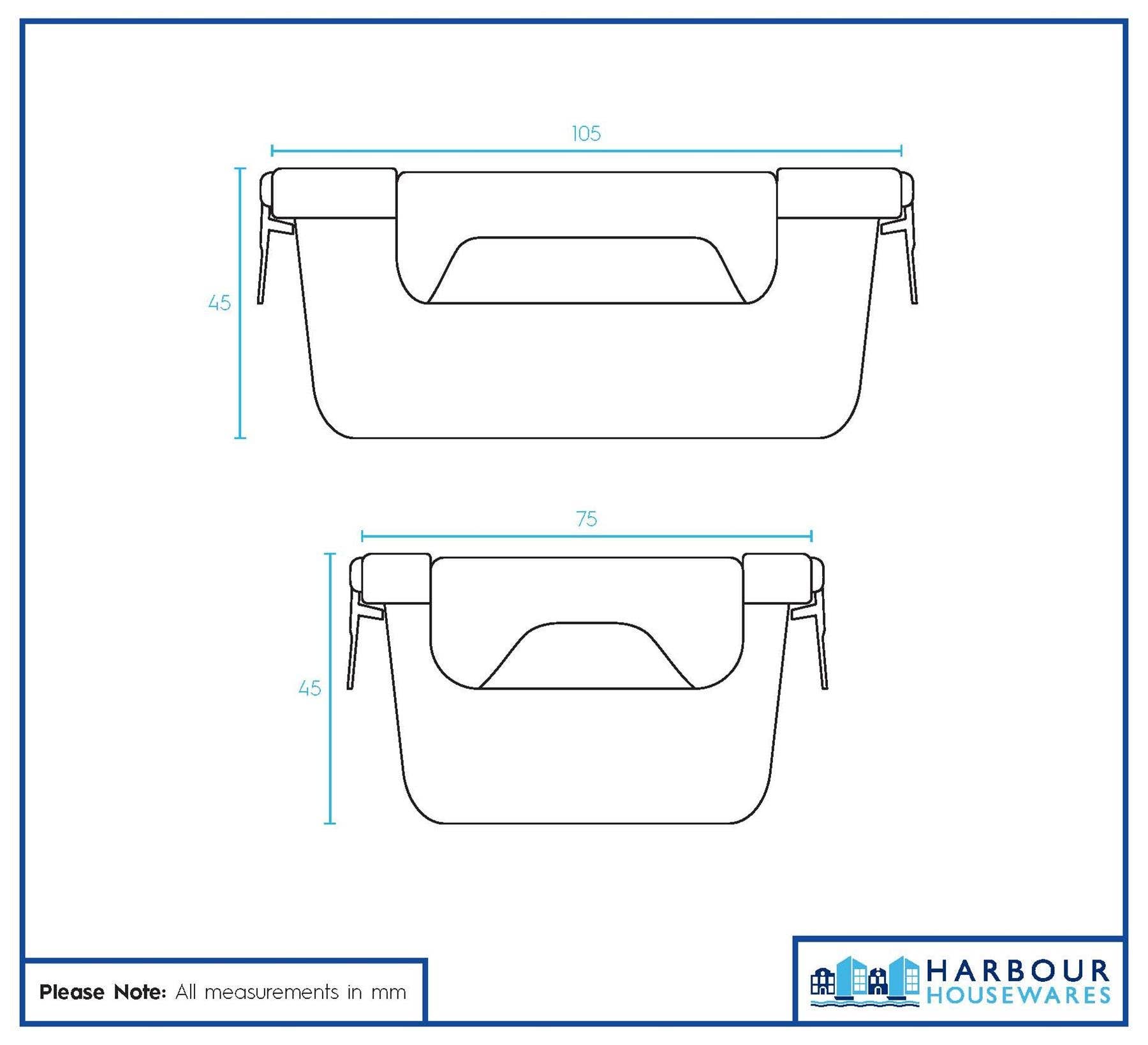 Rinkit Ltd – wholesale Food storage container – Glass Food Storage Container with Lid20