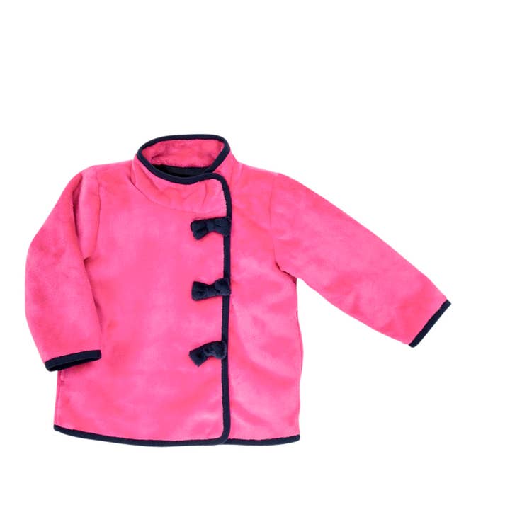Bow Jacket Hot Pink (3m-7y) for wholesale by MerriMane