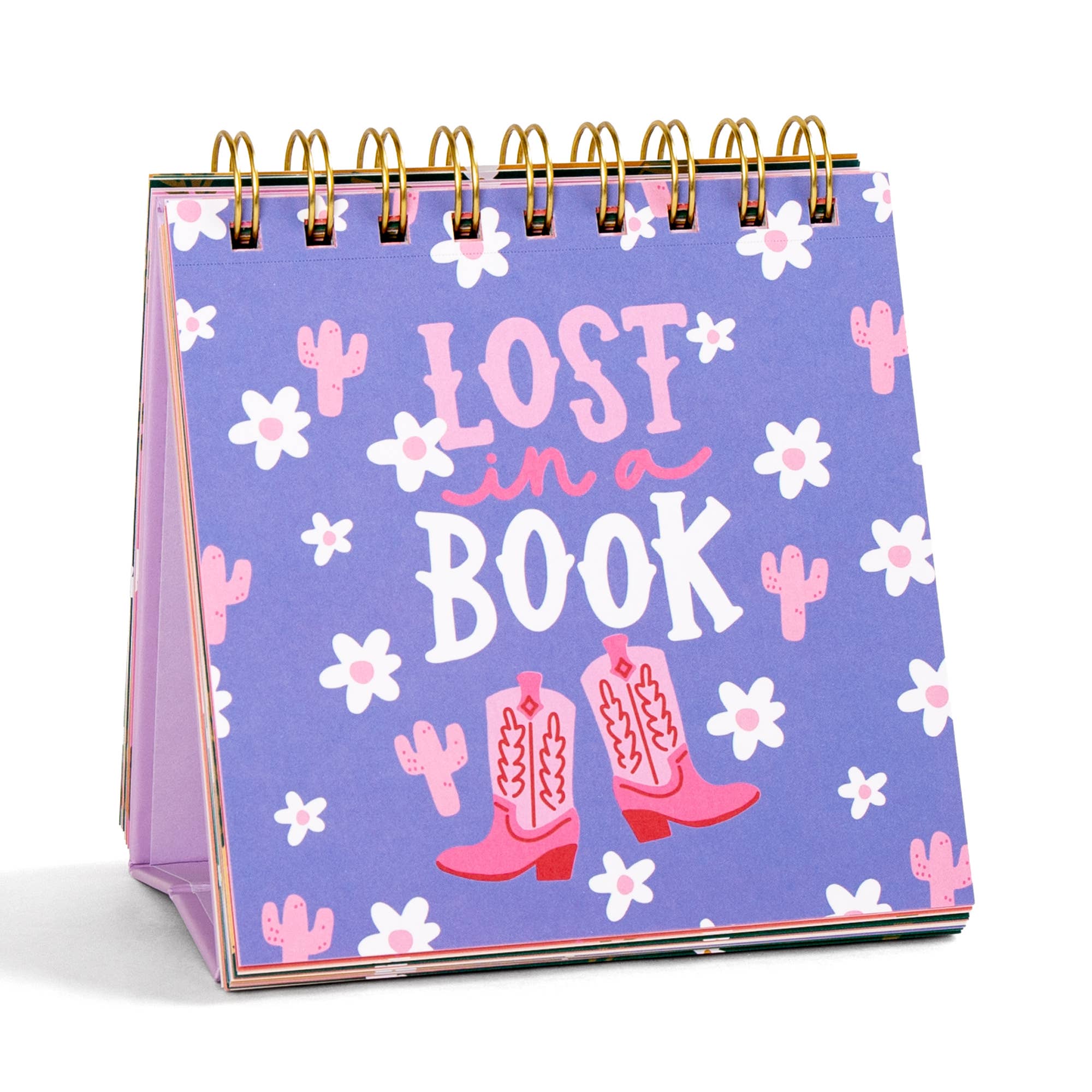 Pippi Post - Wholesale Desk/Tabletop Sign - 52 Weeks Of Book Lover Quotes - Desk Flip Calendar2