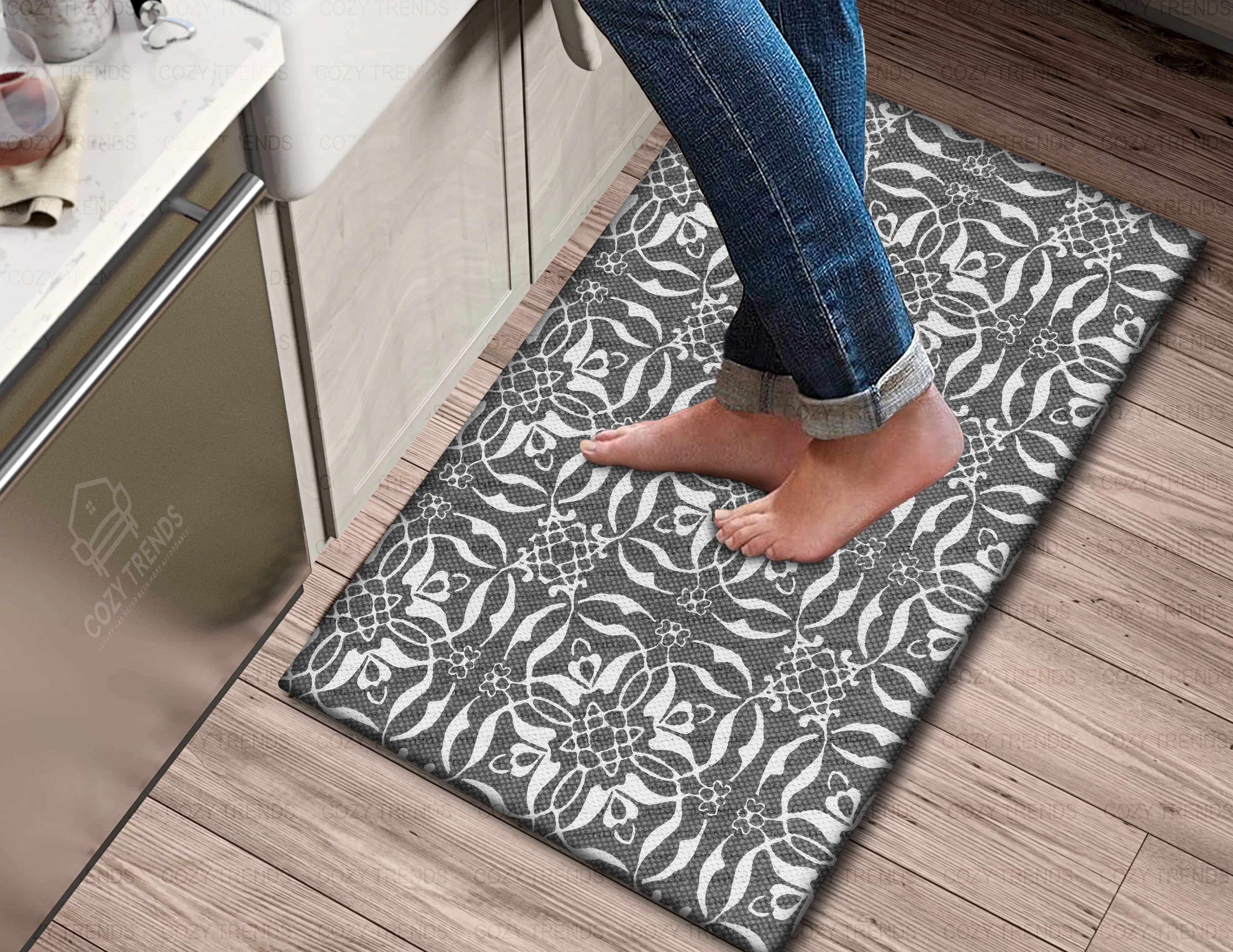 COZY HOMES COLLECTION - Wholesale Floor Mat - Standing Mat Cushioned Anti-Fatigue Kitchen Laundry 18x30''2