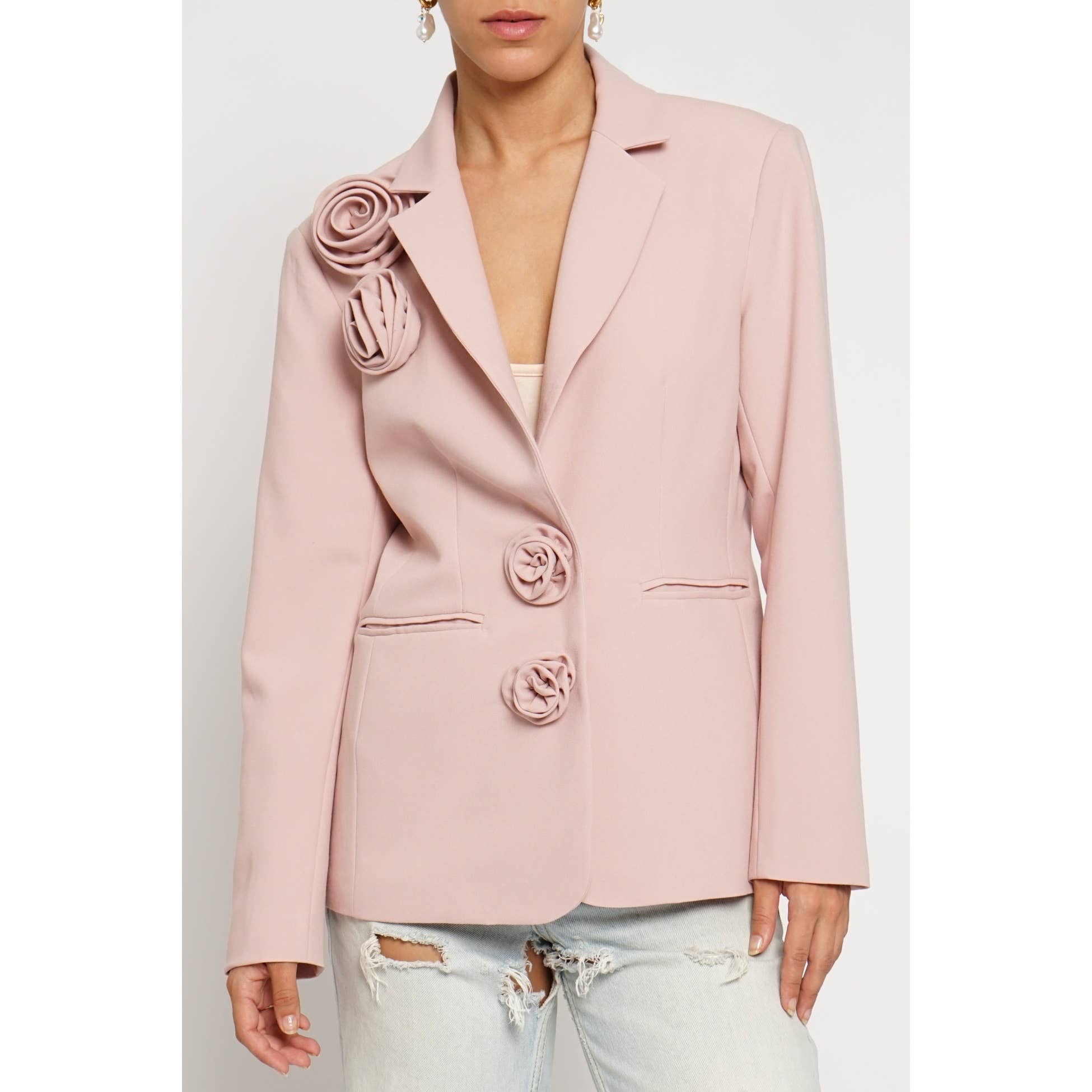 ROSETTE ACCENT BLAZER for wholesale by Sans Souci