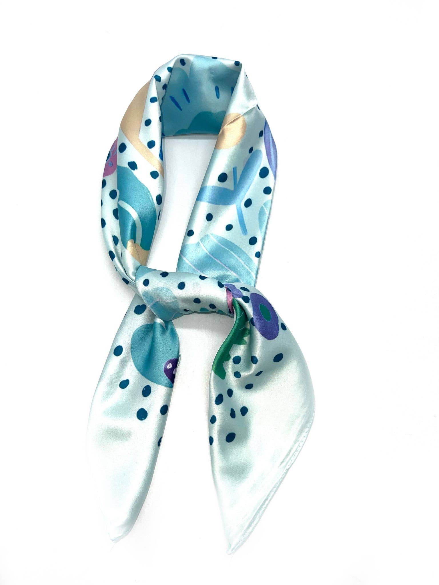 LINETA - Wholesale Scarf - Women's - J-17 Scarf silk touch 70x703